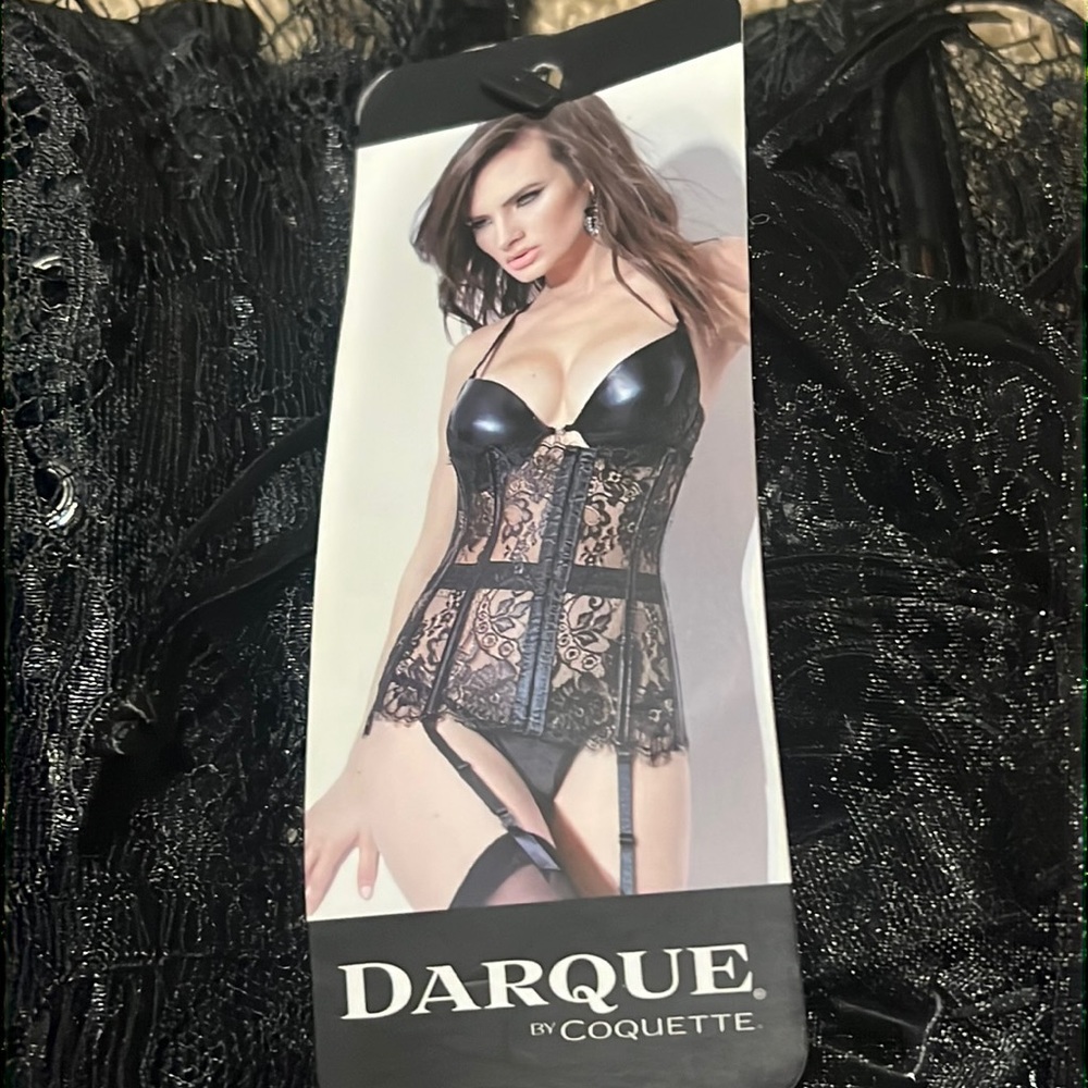 New with tags Darque by coquette corset cincher for waist